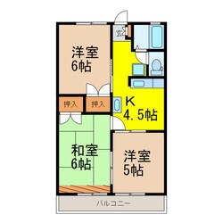 コート倉Ｈの物件間取画像